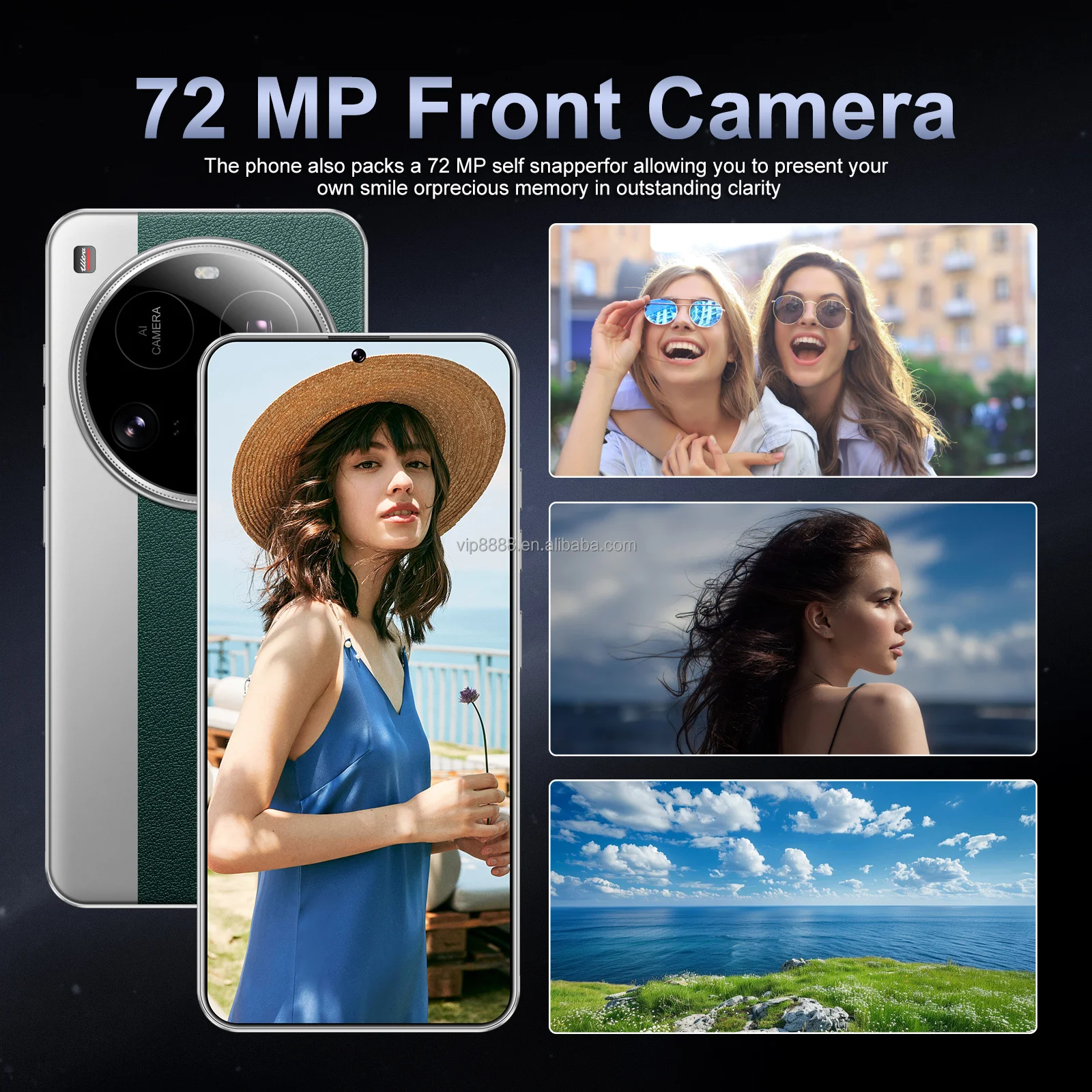 Real High Quality M15 Ultra Smartphone Android 14 16+1TB 5G Dual SIM Unlocked Global Version 7.3 Inch M15 ultra Mobile Phones