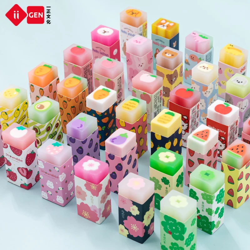 Мультяшные Заводские продажи различные W-ipes чистые розовые милые Sassafras студенческие канцелярские принадлежности корректирующий ластик