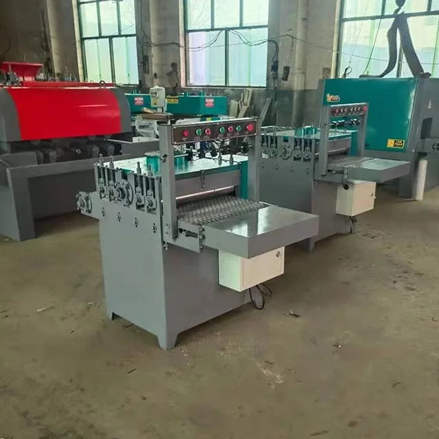 Shanghai Factory Woodworking Sawmill Edger Trimming Saw Machine for Sale