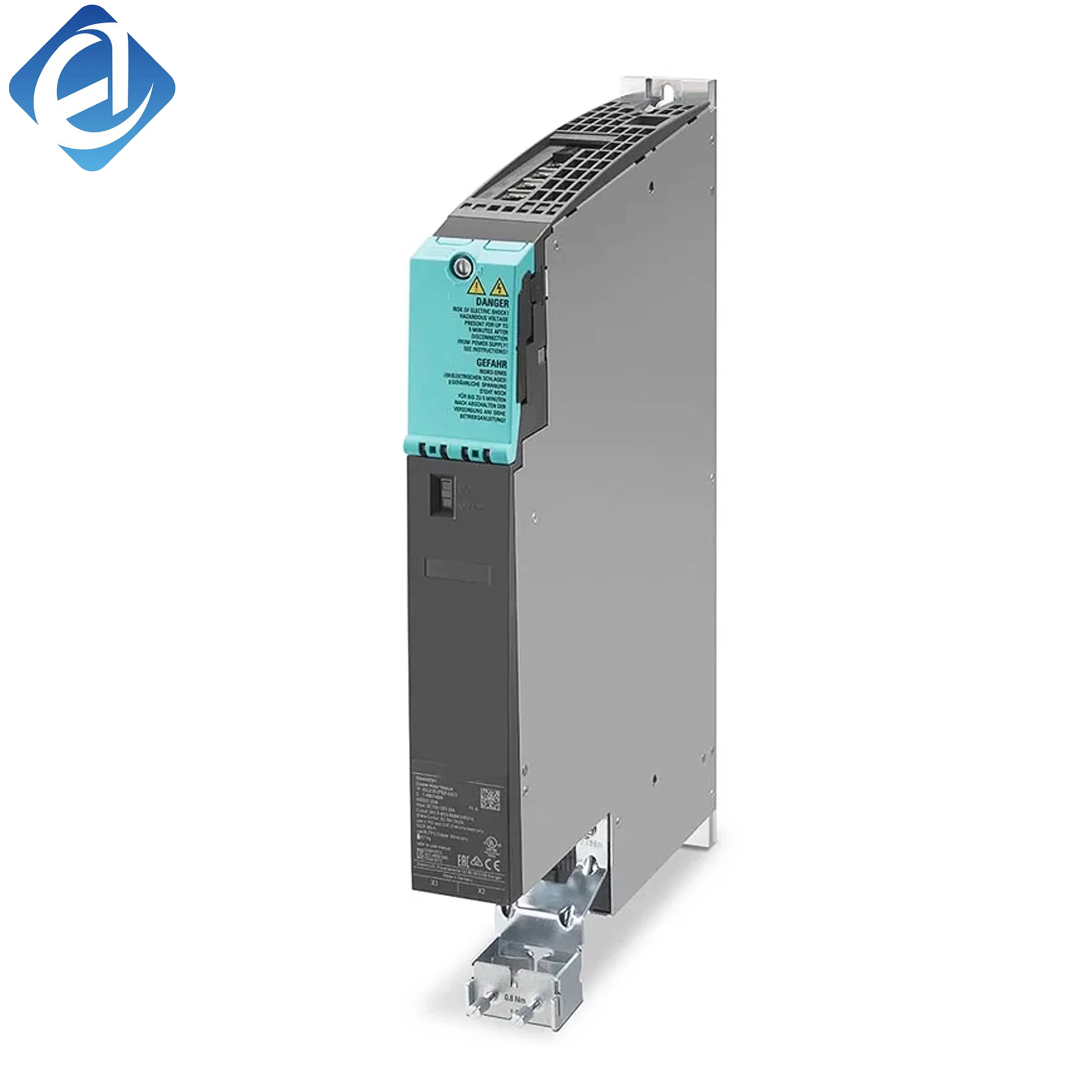 New Original 6SL3120-1TE13-0AD0 SINAMICS S120 single motor module. Provides precise servo drive control, fast dynamic response and stable torque output, adapts to precision motion control, CNC equipment