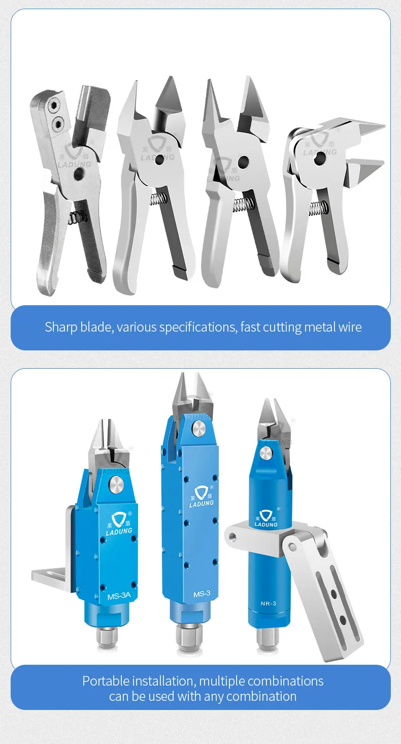 Air Nipper MS-3 Special for Cutt Pneumatic Cutting Pliers Scissors With Blade Metal Wire Cutter Shear for Cutting Copper Iron