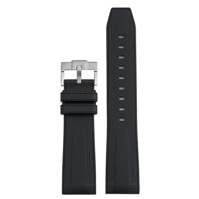 Demark 2 Cinturini Silicone Per Orologio 20mm 22mm - Sgancio Rapido, Gomma Morbida, Impermeabili