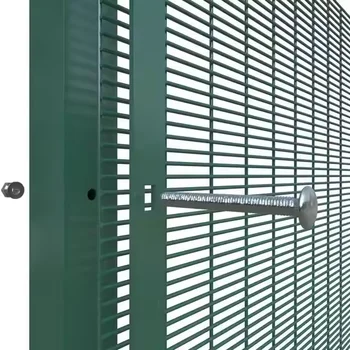 Customized Prison 358 High Security Fence 358 Security Wire Mesh Fence Waterproof Plastic Metal Anti Climb 358 Security Fence