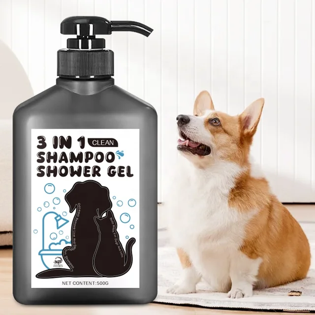 Private Label Anti-Flea Deodorant Dog Grooming Shampoo Professional Dog Cat Shampoo Custom Logo Dog Shampoo