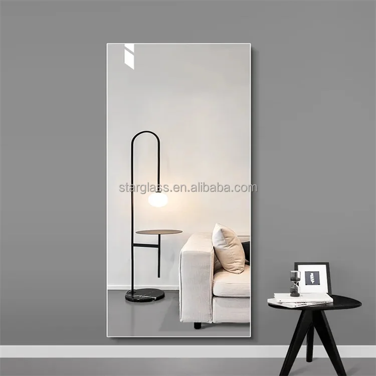 3mm 4mm 5mm Large Full Length Wall Silver Mirror Glass Sheet Manufacture Price