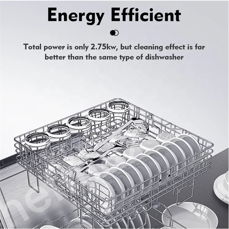 Under Counter Double Spray Electric Mini Household Automatic Dishwashers Washing Machine Used Commercial Dishwasher for Sale 220