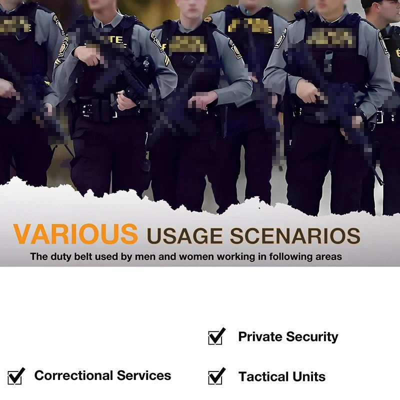 High Quality Premium Adjustable Tactical Duty Belt Set High Density Material Nylon Adjustable Quick-Release Tactical Belt