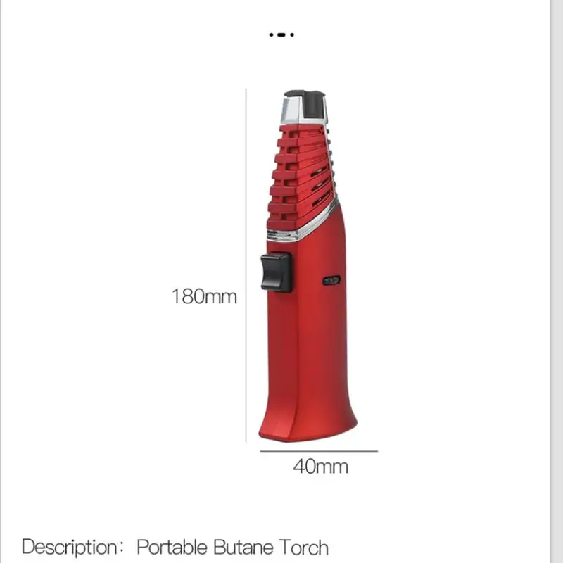Gf928 Home Cooking Customizable Isqueiro Head Rotated Lighter Butane Torch Jet Flame for Kitchen