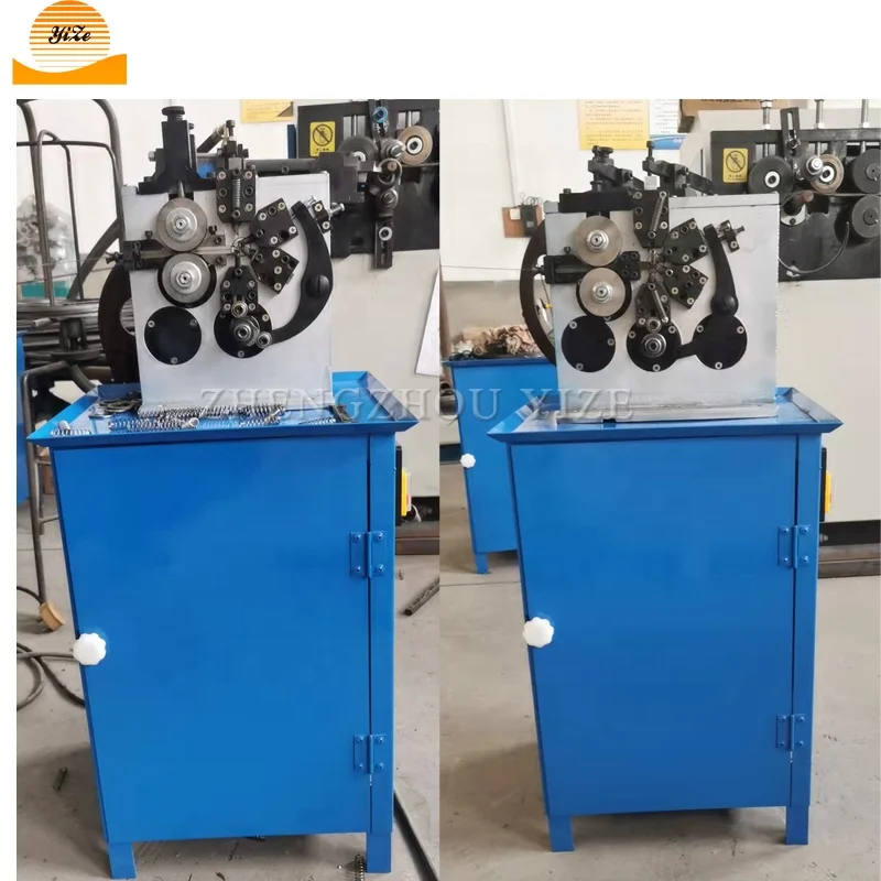 Cnc Auto 3d Steel Wire Rotation Torsion Garage Door Leaf Spring Machine Rolling Shutter Spring Forming Machine Bending Machine
