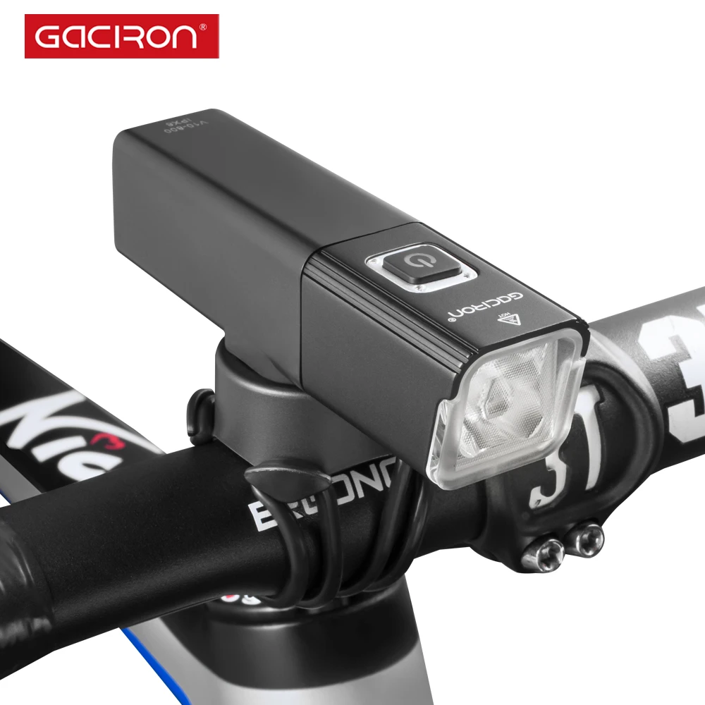 Gaciron vélo Feu arrière rechargeable USB Sécurité Vélo Arrière Corps en aluminium