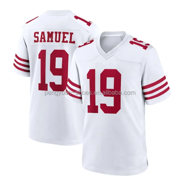 Cheap Dropshipping Deebo Samuel 19 San Fransico Signed Autograph Custom  Black Jersey American Football Uniforms - China Football Jersey and Sports  Wear price