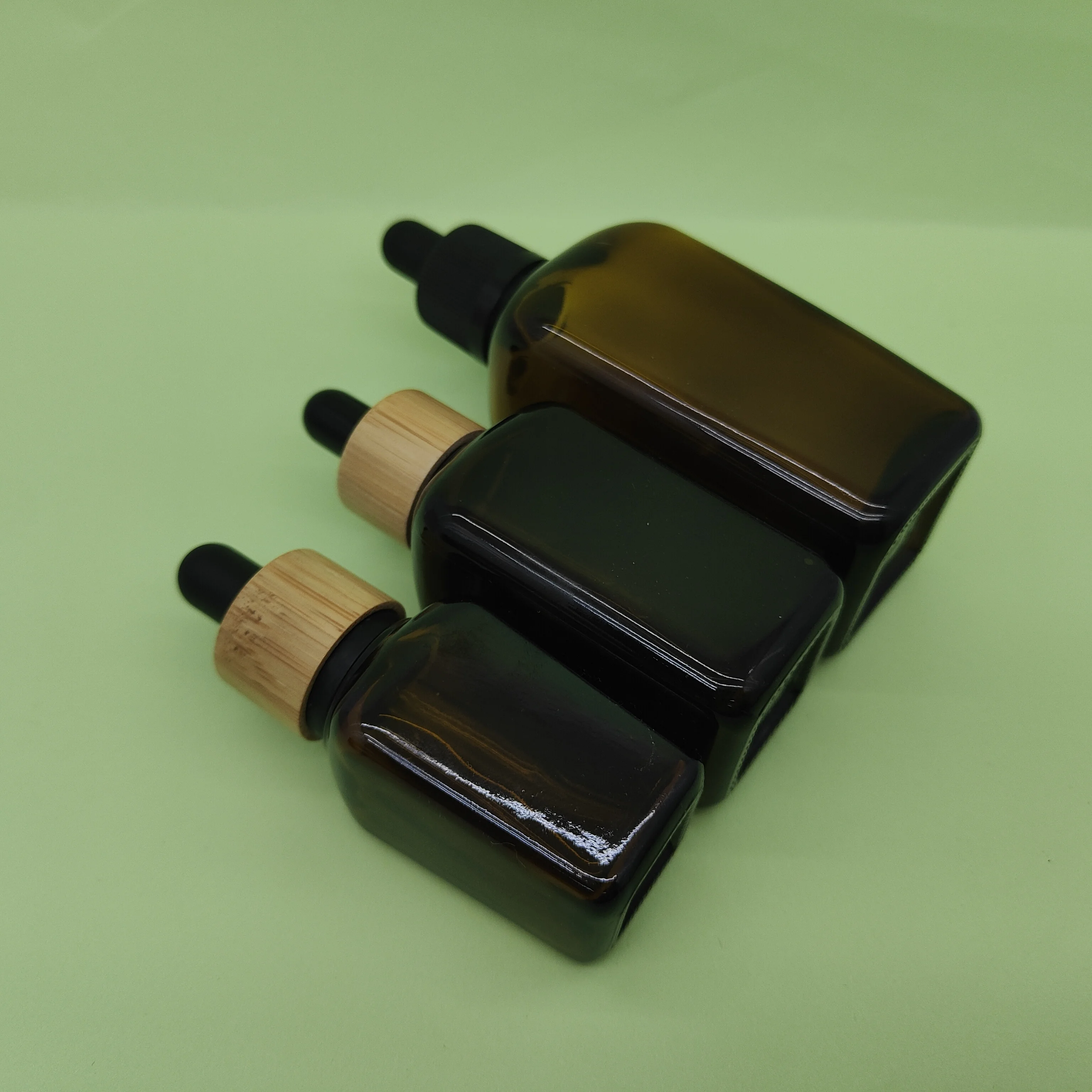 100ml square amber glass dropper bottle for facial serum essential oil skincare cosmetic container-35