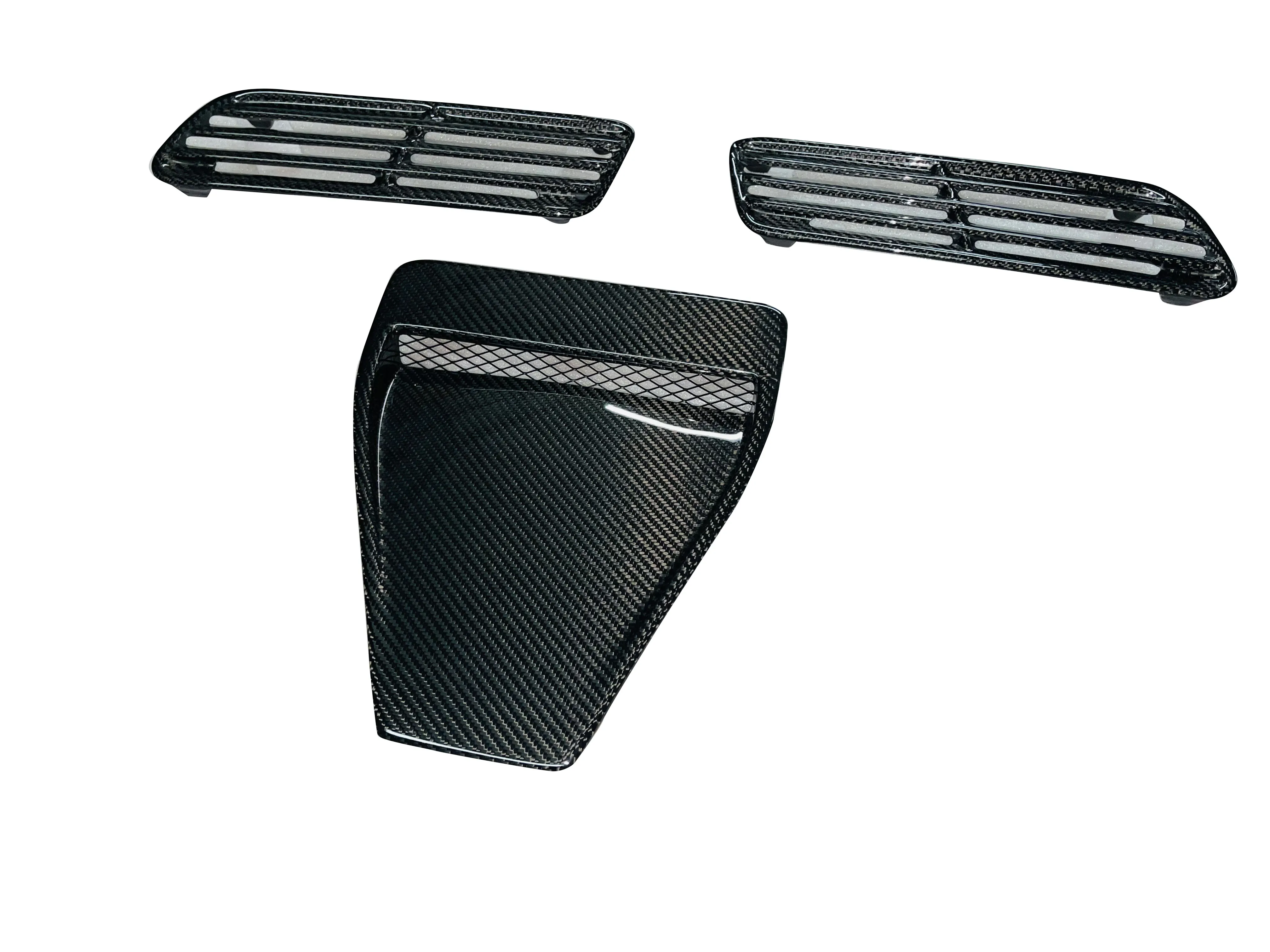 Carbon Fiber Engine Hood Vent Cover For Mitsubishi Lancer Evo X Buy