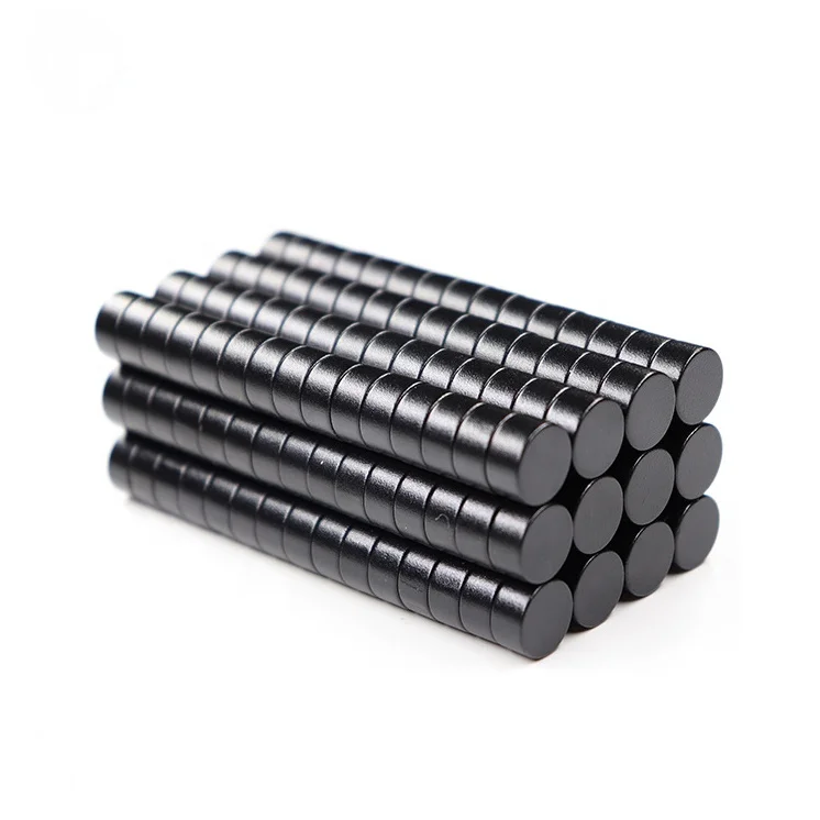 Waterproof Black Rubber Coated N52 Neodymium Magnets