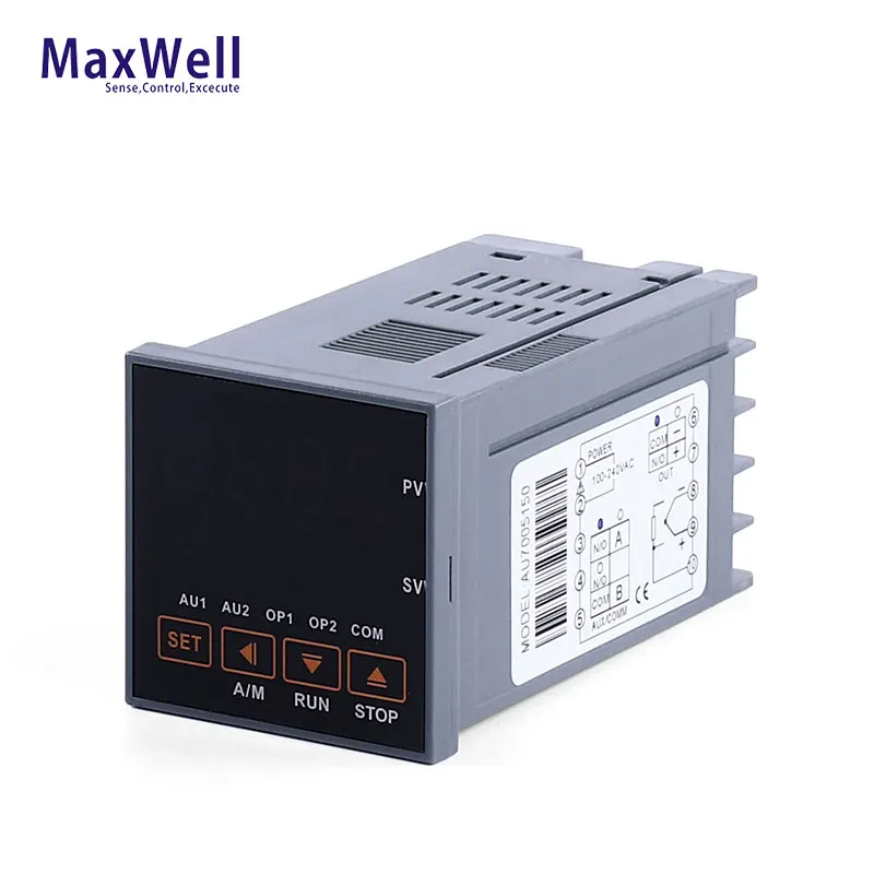 Multi Input Programmable Pid Temperature Controller 1200 C Maxwell Dual LED Four Digits Display Celsius or Fahrenheit Switchable