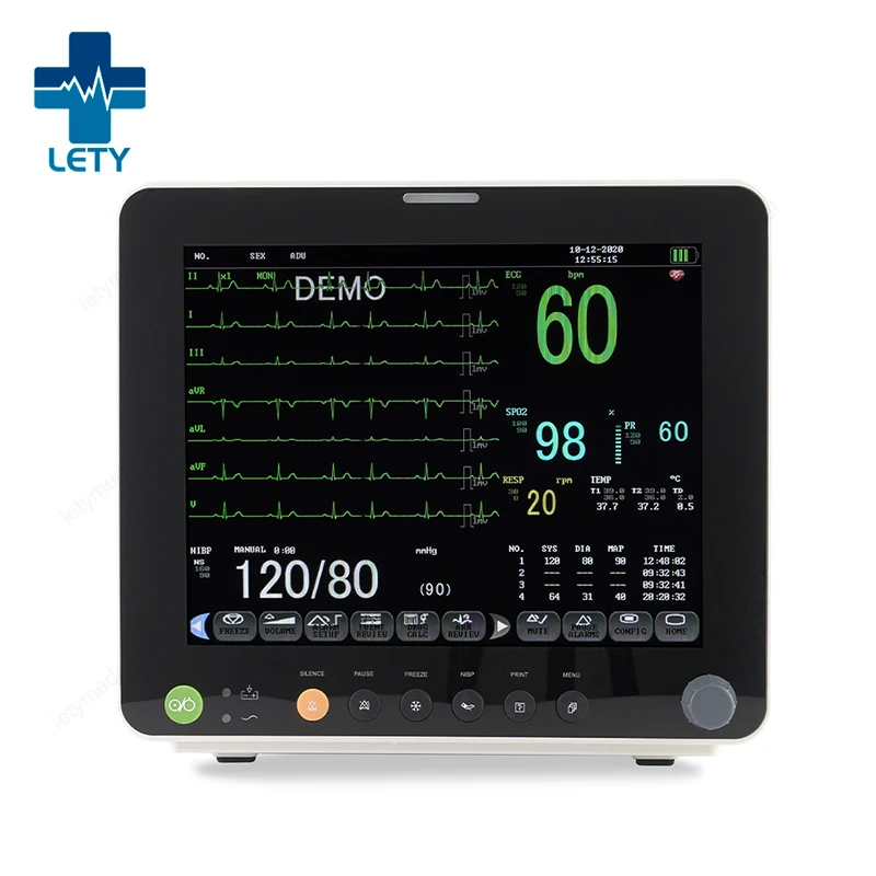 12.1 inch high resolution color TFT display clinic use hospital Monitor