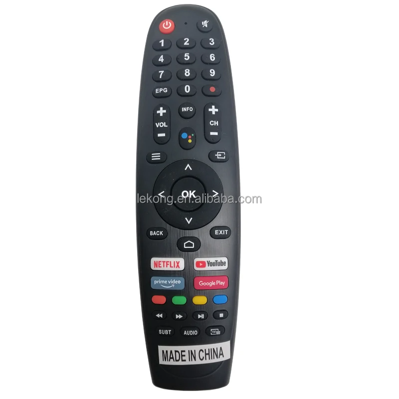 New IR Remote Control for ATVIO Smart  ONVO TV with Googleplay Youtube Netflix Button