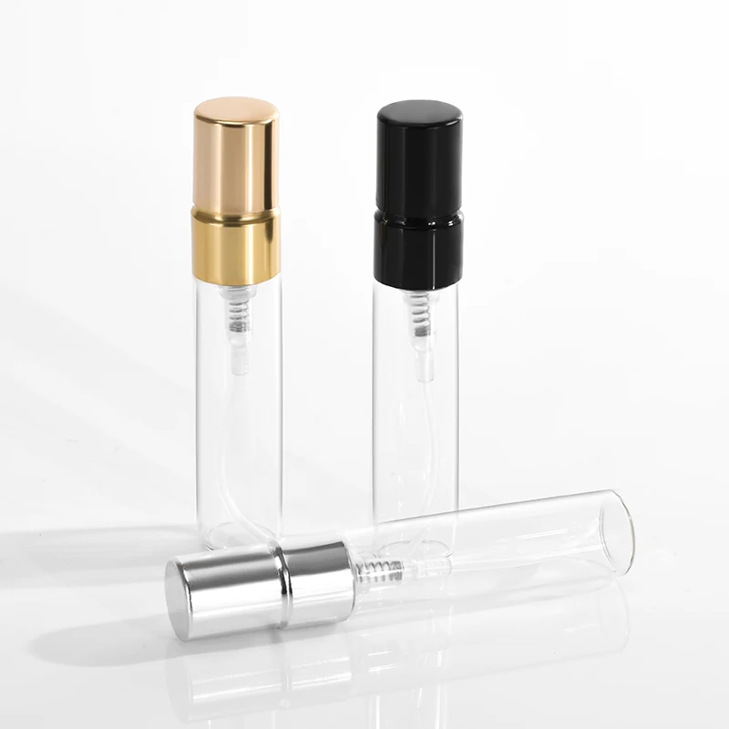 Wholesale Empty 2ml 3ml 5ml 10ml Fragrance Perfume Vial Tester Sample Glass Spray Bottles