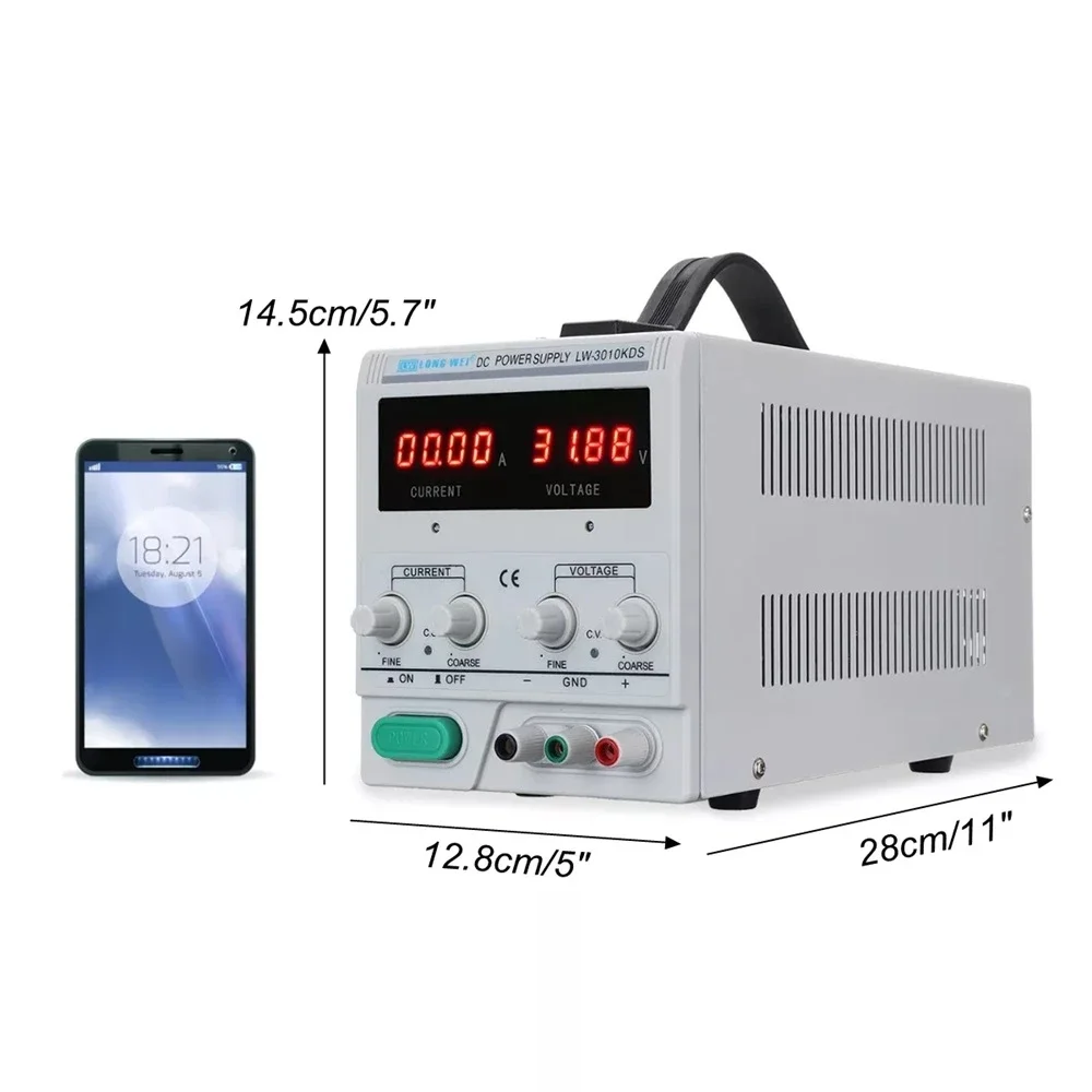 High Precision Led Digital Display Variable Switch Regulated Dc Power Supply Adjustable 30v 10a Laboratory Maintenance Dc Power