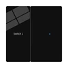 1gang LED Screen switch-Black