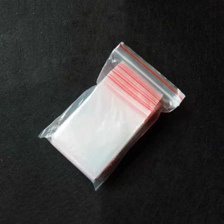 200pcs Mini Clear Zip Bag Poly Plastic Bag Recyclable Baggies 2.4mil - Osta