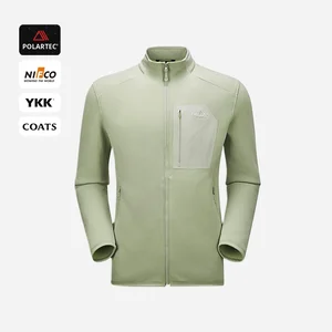 Pelliot P Series Men's Polartec Fleece Jacket New Outdoor Lightweight Warm Quick-Drying Stand for Mountaineering Sports
