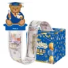 Dark Blue with bear and balloon