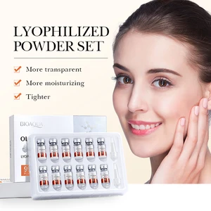 OEM BIOAQUA Private Label Beauty Cosmetic Products Soothing Nourishing Moisturizing Whitening Lyophilized Powder Skin Care Set