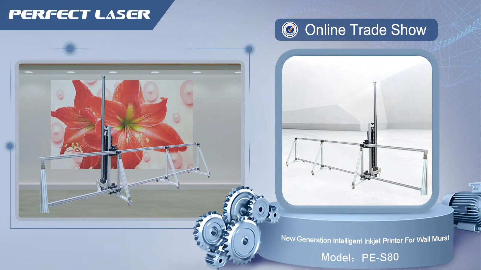 Automatic Wall Inkjet Printer Direct To Wall Mural Printing Machine