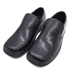 Men's Lace-up Wing Tip Formal Leather Shoes Business Casual Anti-slip Breathable Lightweight Flat Toe Design for Office Style