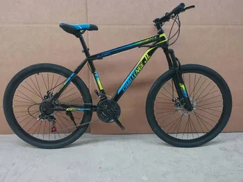 Cadre de vélo de montagne en fibre de carbone pas cher, vélo de sport, vélo de montagne 26 pouces, 27,5 pouces, 29 pouces, 21 vitesses, roues à rayons