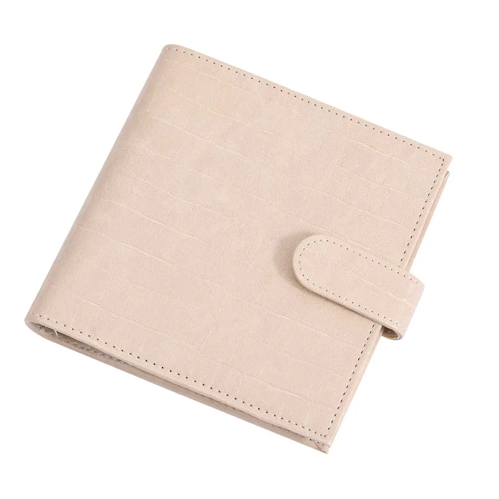 Hot Selling 6 Ring A7 Croco Leather Budget Binder Wallet With 6