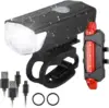 2255+918 Juego de luces para bicicleta Rojo