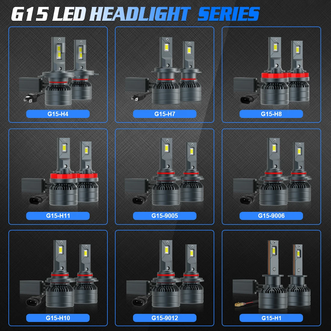 Gview G15 Car Led Lights Ip65 Waterproof 6000k H4 H19 Led Headlights Auto Lighting Systems Buy