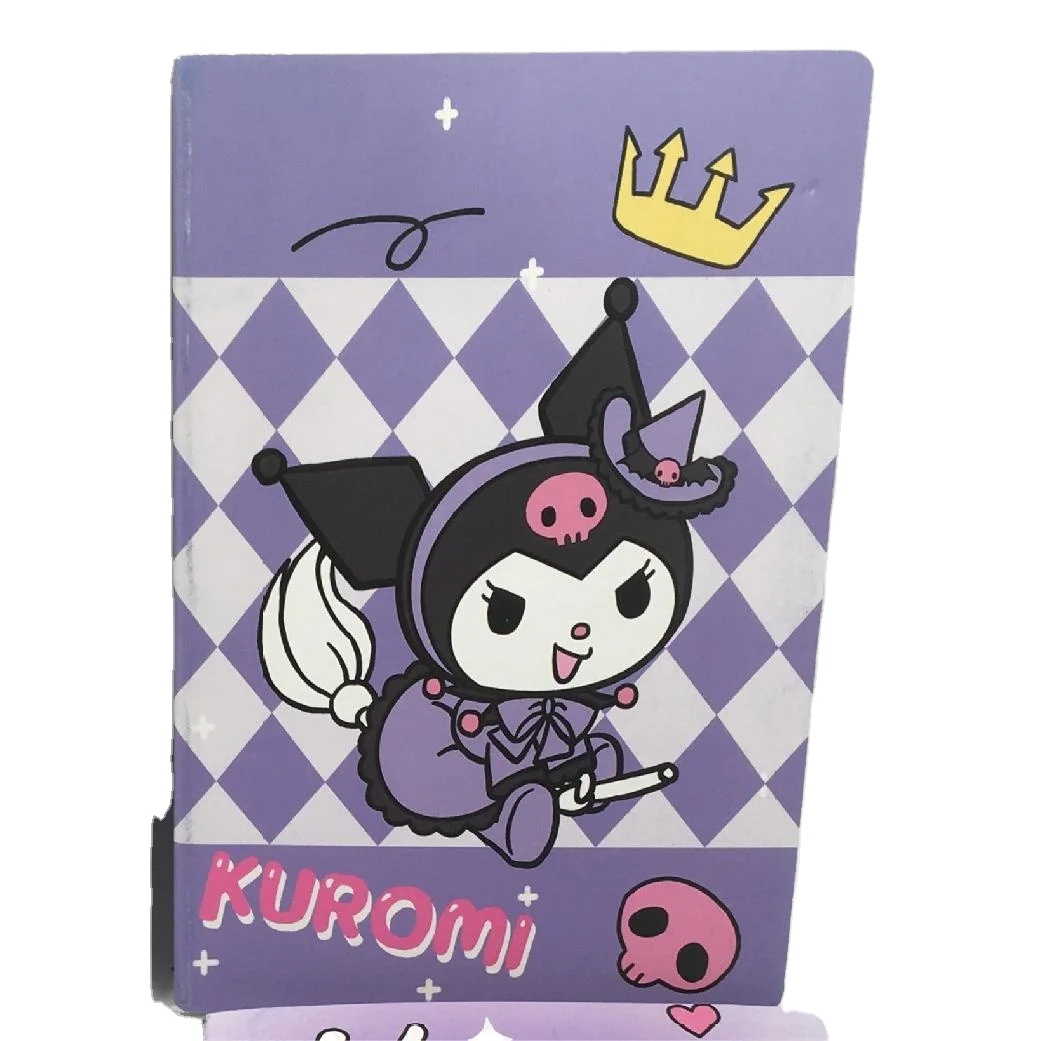 Kuromi Notebook Student Purple Kuromi Thread Bound Ins Anime Notebook ...