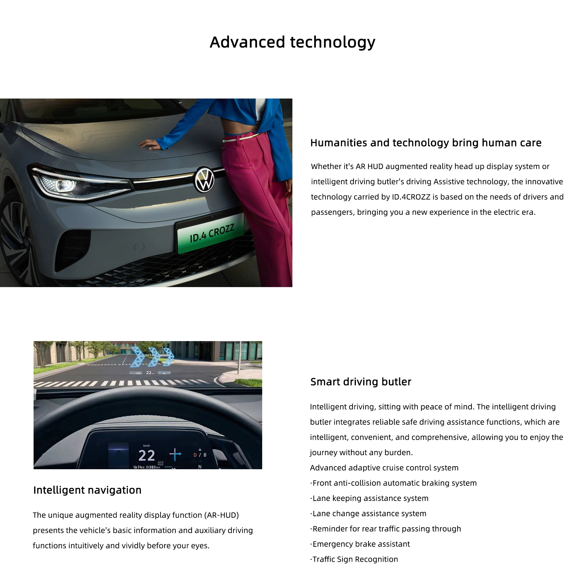 Id4 X Prime Vw Auto Id 4x Suv 100% Electric Car With High Speed And Macpherson Rear Suspension