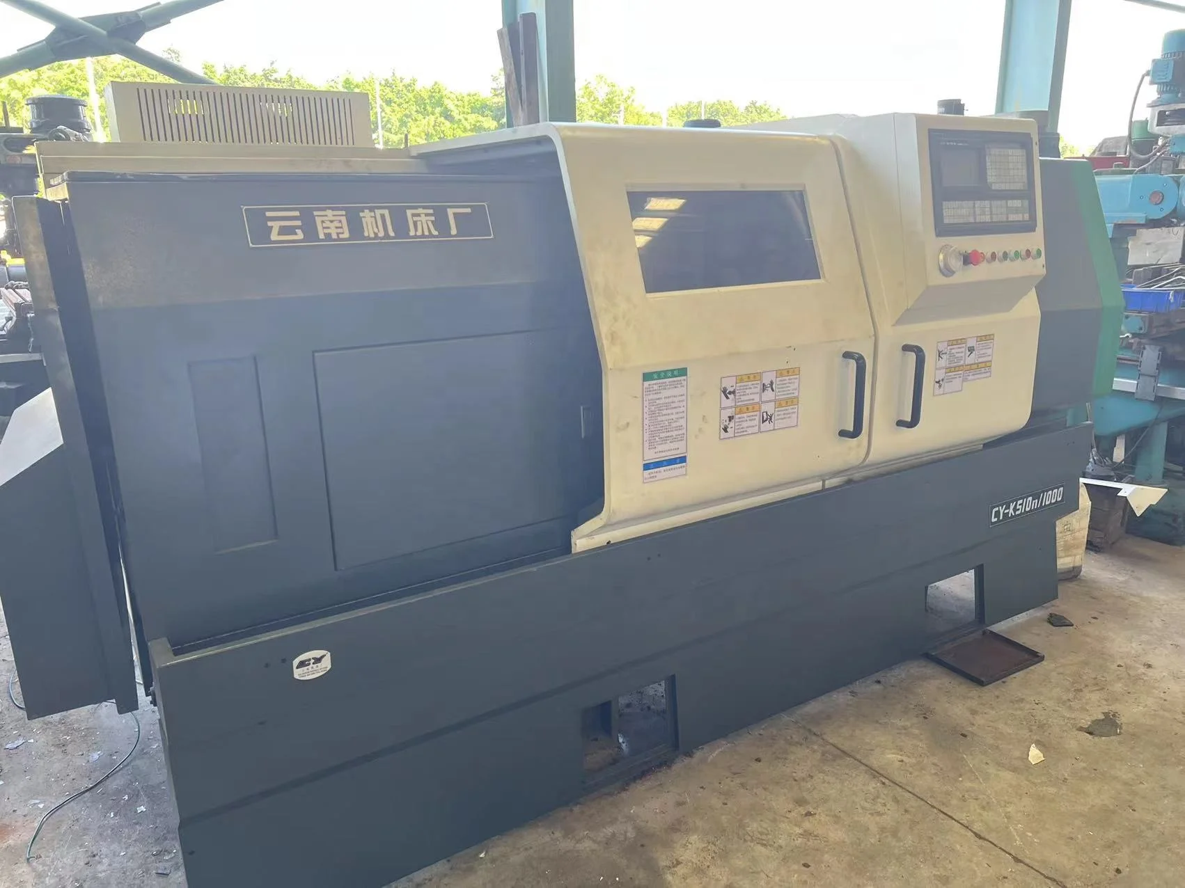 CNC Lathe Secondhand Machine CY CA K510n 1000mm 1M 510mm  Yunnan Best Brand Used Limited Qty Flat Bed