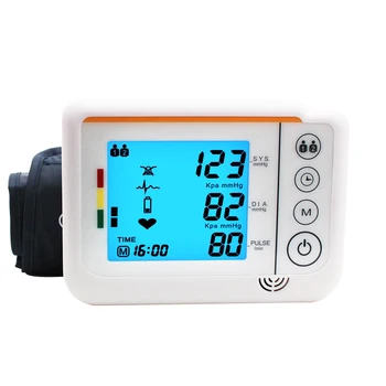 Automatic Medical Sphygmomanometer Digital Tensiometer Bp Monitor Arm Blood Pressure Monitor BP Machine