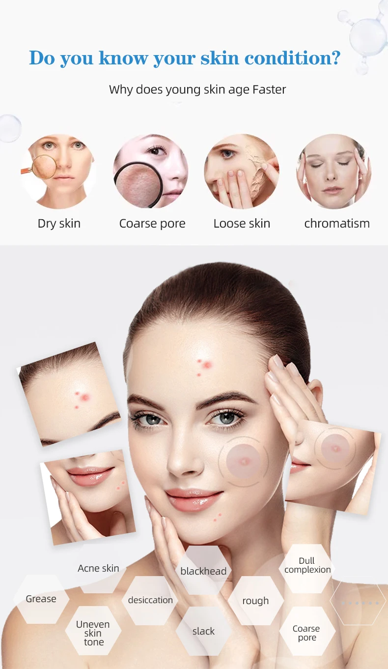 Pengimbas/wajah/wajah Facial Skin/ Face Scanner Analyze