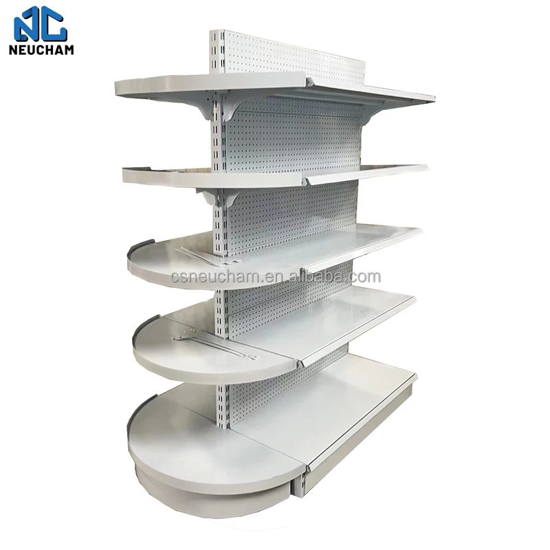 Store Circular Rack Double-sided round store shelving racks gondola shelves supermarket ...