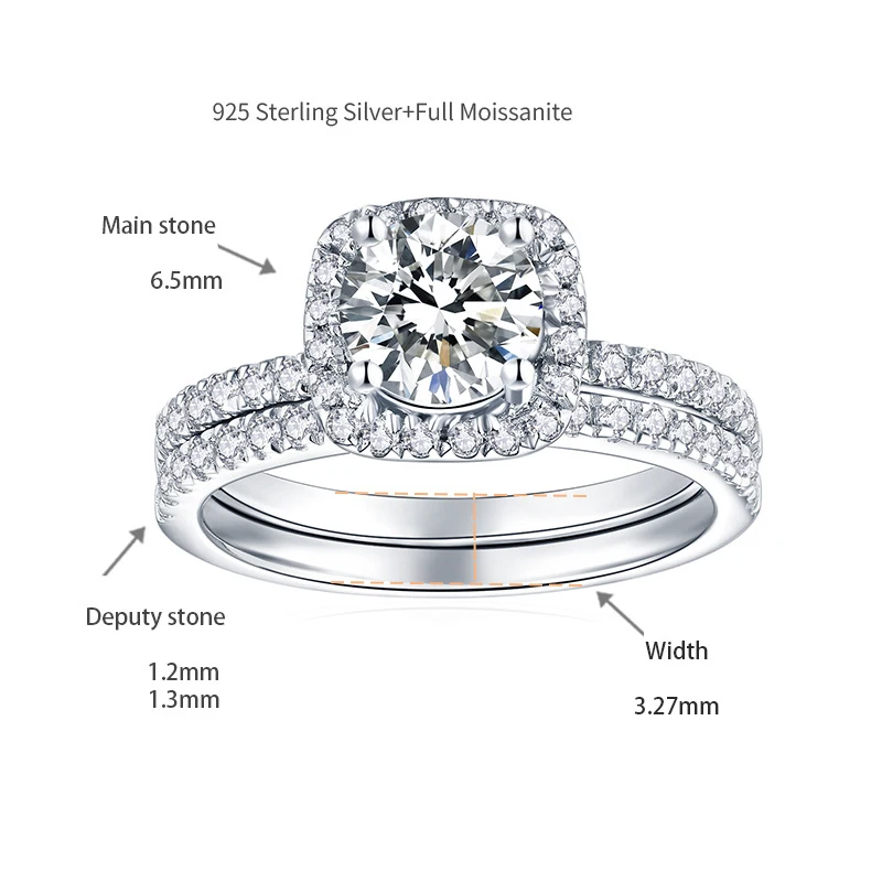 Carat Carat Diamond Ring Price Ruizuan Double Finger Rings Carat
