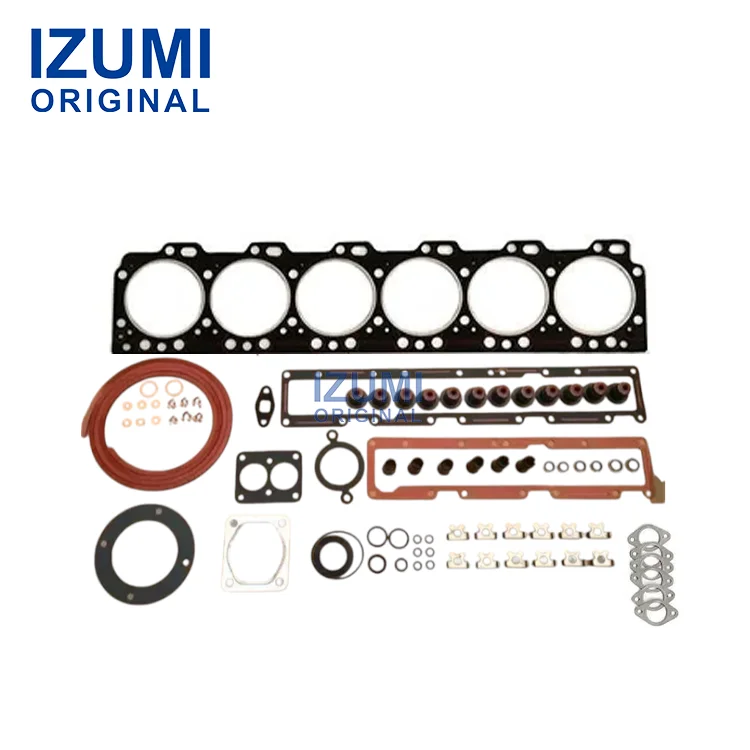 Bộ gioăng trên và dưới IZUMI ORIGINAL cho động cơ diesel, mã phụ tùng 3800558, 5579026 cho động cơ Cummins 6C8.3, 6CT8.3
