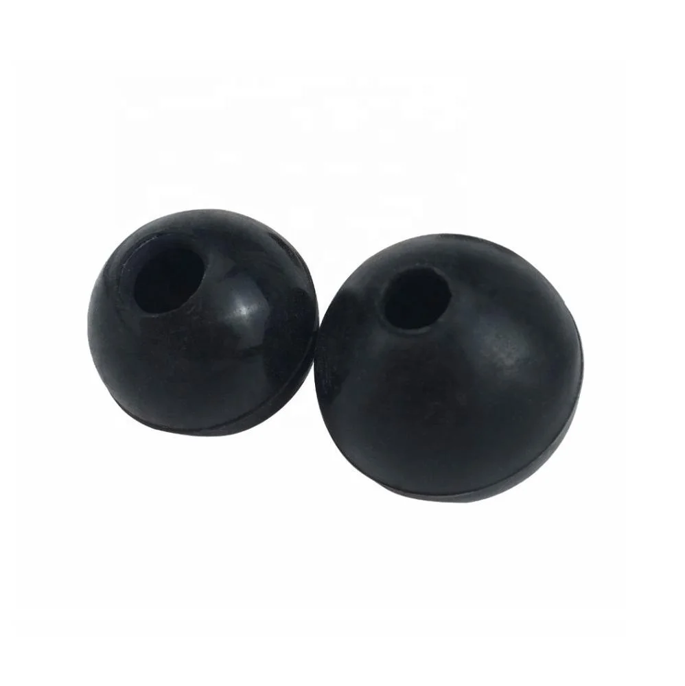 Certified Custom High Density Round Solid Silicone Rubber Ball With Hole