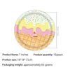7 inch paper plate*10 pcs