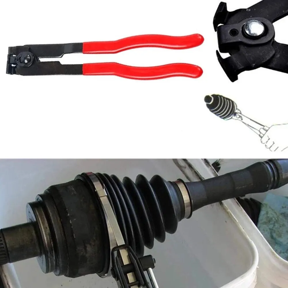 2pcs Auto Cv Joint Boot Clamps Pliers Car Banding Tools Kit Set