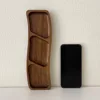 Assiette à collation pour biscuits - [Trois compartiments]