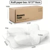Boîte en papier kraft blanc