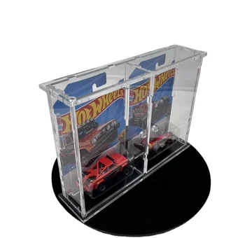 Custom Model Car Display Cabinet Acrylic Diecast Car Showcase for Hot Wheels