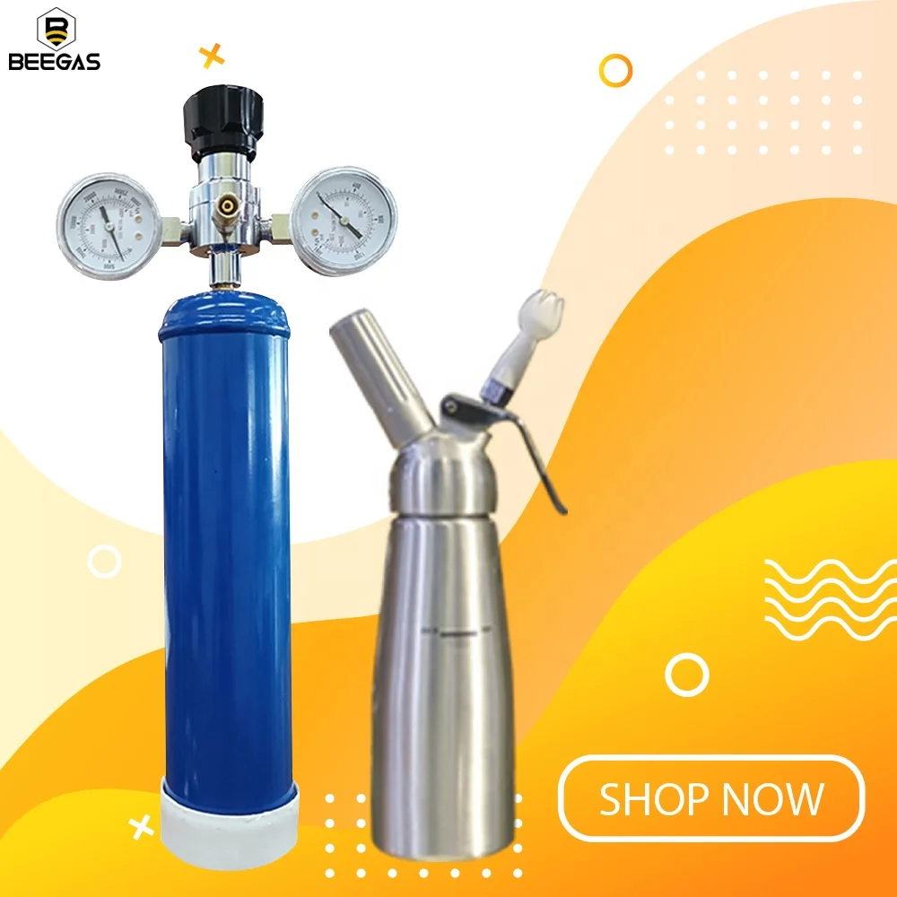 Газ закиси азота Газовый баллон 0.95L N2O крем зарядные устройства 580G N20