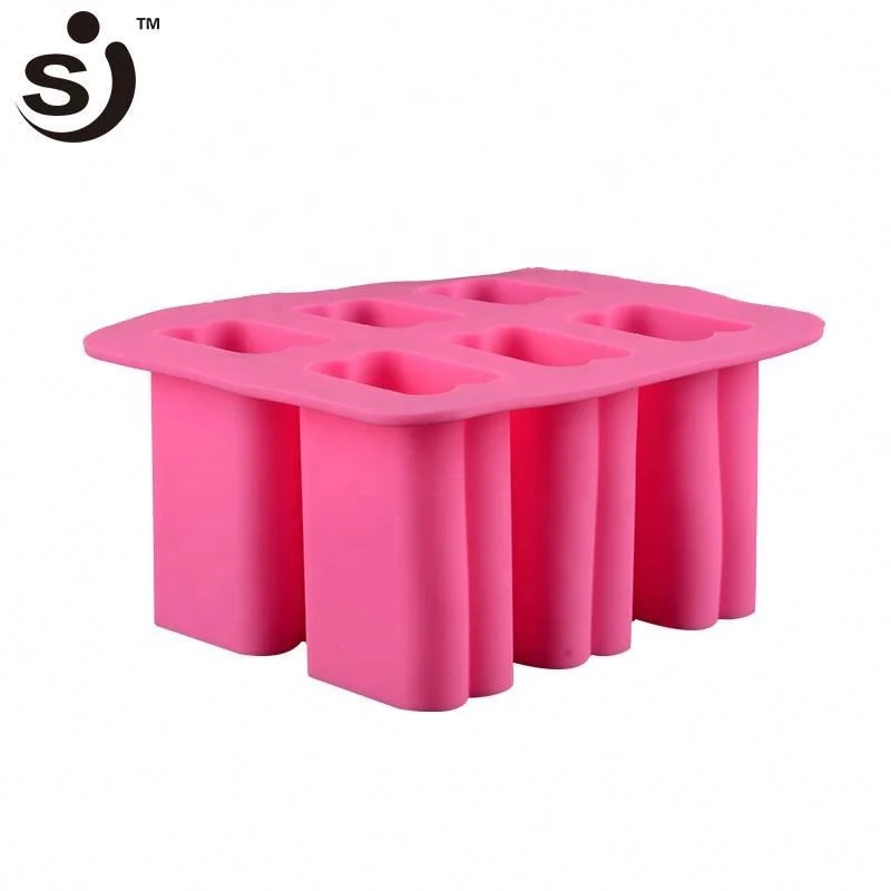 Flexible Rectangular Loaf 6 Cavity Silicone Industrial Soap Molds